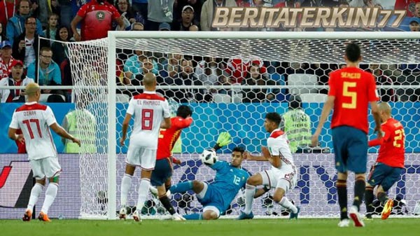 Piala Dunia Grup B Antara Spanyol vs Maroko Berakhir Hasil Imbang