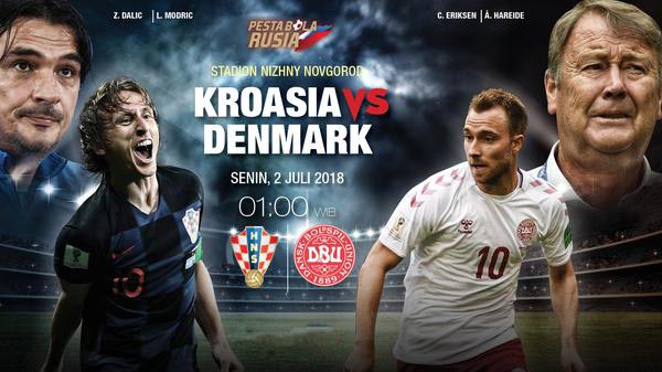Prediksi Piala Dunia Babak 16 Besar Antara Kroasia vs Denmark - Bandar Bola Online